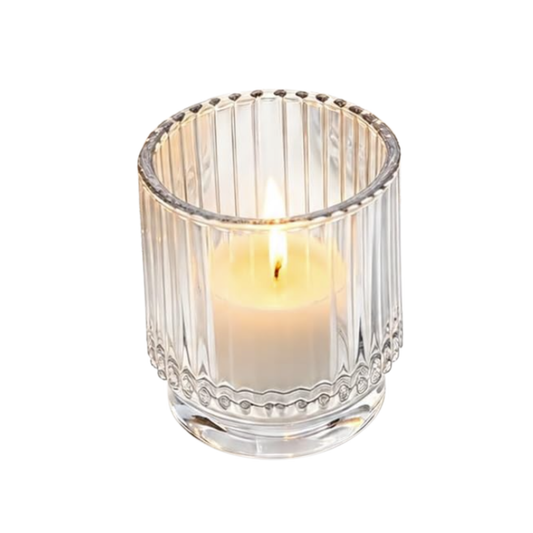 Fluted Glass Votive